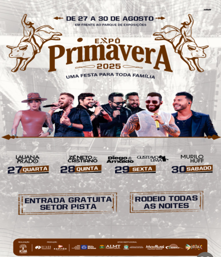 Antes do recesso: Câmara de Vereadores vota hoje, em carater de urgência, reconhecimento público à Expo Primavera 2025