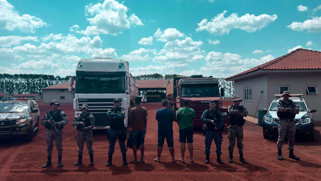 Polícia Militar desarma esquema de fraude no carregamento de soja na zona rural de Primavera do Leste